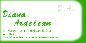 diana ardelean business card