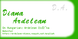 diana ardelean business card